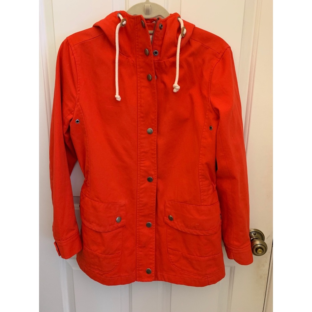 GAP extra small red zip and button jacket